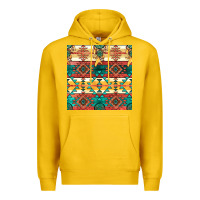 Lemon native american aztec seamless pattern Premium Hoodie - BundleAndBundleShop