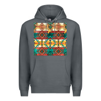 Rock native american aztec seamless pattern Premium Hoodie - BundleAndBundleShop
