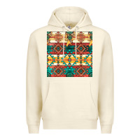 Sandshell native american aztec seamless pattern Premium Hoodie - BundleAndBundleShop