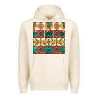 Tofu native american aztec seamless pattern Premium Hoodie - BundleAndBundleShop