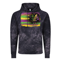 Cloud Black mardi gras flag Vintage Hoodie - CowGirlArtShop