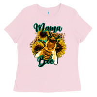 Bubblegum Pink Leopard Sunflower Western Mama Bee Ladies Tee - Bettercallsaul
