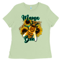 Matcha Leopard Sunflower Western Mama Bee Ladies Tee - Bettercallsaul