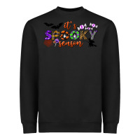 Black it's spooky season Heavyweight Sweatshirt - BundleAndBundleShop