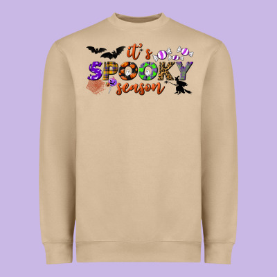 It's Spooky Season Heavyweight Sweatshirt Designed By Bundleandbundleshop