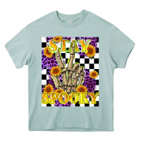 Arona stay skeleton hand spooky Heavy Core Tee - LillyAllenDesigns
