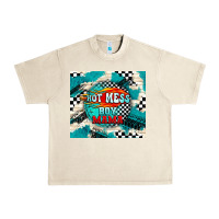 Sandshell hot mess boy mama with fire Urban Heavy Tee - TumblerDesignByShophia