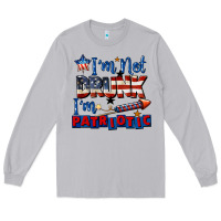 Moon Dust I'm not drunk i'm patriotic 4th of july Long Sleeve Tee - CowGirlArtShop