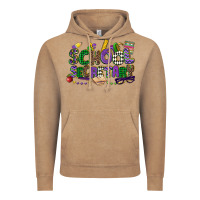 School Secretary Mardi Gras Vintage Hoodie | Teevron