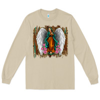 Mushroom lady of guadalupe Long Sleeve Tee - Jasminsmagicworld