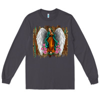 Smoke lady of guadalupe Long Sleeve Tee - Jasminsmagicworld