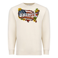 Sandshell usa map Premium Sweatshirt - Artiststas