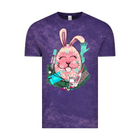 Cloud Purple Easter egg Nurse Easter Day Vintage Tee - HowdyJamesFarm