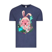 Vintage Denim Easter egg Nurse Easter Day Vintage Tee - HowdyJamesFarm