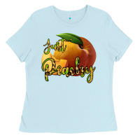 Baby Blue Just Peachy Ladies Tee - Bettercallsaul