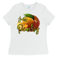 White Just Peachy Ladies Tee - Bettercallsaul
