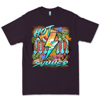 Plum hot mom summer Premium Tee - BarkalooDesign