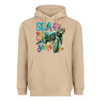 Mushroom sea you soon with sea turtle Heavyweight Hoodie - Artiststas