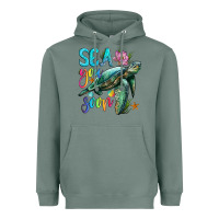 Sage sea you soon with sea turtle Heavyweight Hoodie - Artiststas