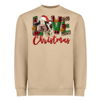 Mushroom love christmas holstein heifer Heavyweight Sweatshirt - FaDigitalArtStudio