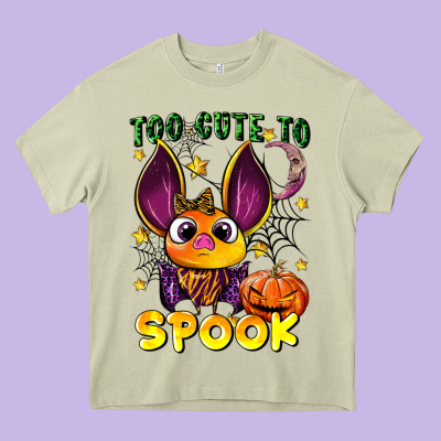 Too Cute To Spook Heavy Core Tee Designed By Lillyallendesigns