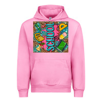Fuchsia Pink teacher  School Urban Hoodie - AdoDesignShop
