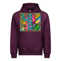 Mauve Wine teacher  School Urban Hoodie - AdoDesignShop