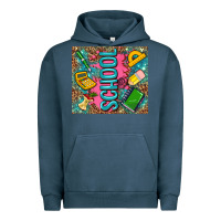 Pigment Midnight Navy teacher  School Urban Hoodie - AdoDesignShop