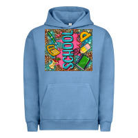 Pigment Pebble Blue teacher  School Urban Hoodie - AdoDesignShop