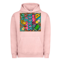 Pigment Salmon teacher  School Urban Hoodie - AdoDesignShop