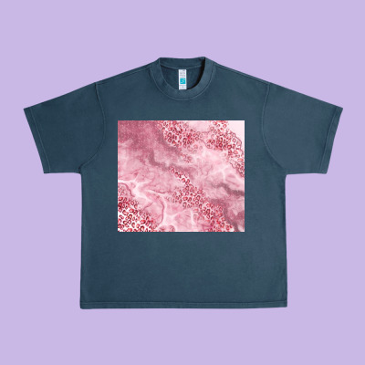 Glitter Pink Agate Urban Heavy Tee Designed By Tumblerdesignbyshophia