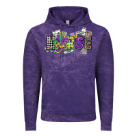 Cloud Purple nurse mardi gras Vintage Hoodie - CowGirlArtShop