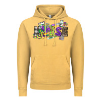 Vintage Mustard nurse mardi gras Vintage Hoodie - CowGirlArtShop