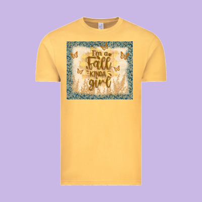 I'm A Fall Kinda Girl Vintage Tee Designed By Tumblerdesignbyshophia