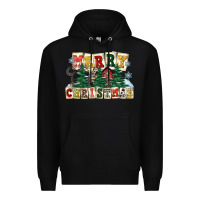 Black merry christmas Premium Hoodie - FaDigitalArtStudio