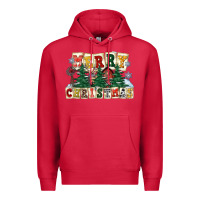 Cardinal merry christmas Premium Hoodie - FaDigitalArtStudio