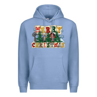 Colony Blue merry christmas Premium Hoodie - FaDigitalArtStudio
