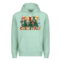 Seafoam merry christmas Premium Hoodie - FaDigitalArtStudio