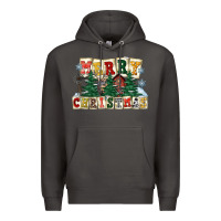 Smoke merry christmas Premium Hoodie - FaDigitalArtStudio