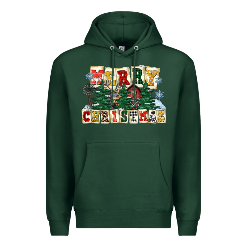 Merry Christmas Premium Hoodie by FaDigitalArtStudio | Teevron
