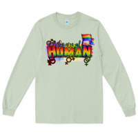 Matcha We are all human Long Sleeve Tee - CowGirlArtShop