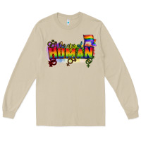 Mushroom We are all human Long Sleeve Tee - CowGirlArtShop