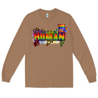 Toasted Coconut We are all human Long Sleeve Tee - CowGirlArtShop