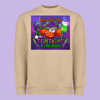 I Care For The Cutest Pumpkins In The Patch Tumbler Heavyweight Sweatshirt Designed By Bundleandbundleshop
