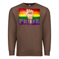 Chestnut lgbtq  flag and hand pride Premium Sweatshirt - Artiststas