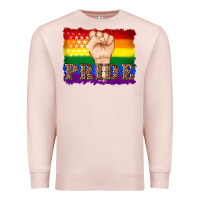 Pale Pink lgbtq  flag and hand pride Premium Sweatshirt - Artiststas