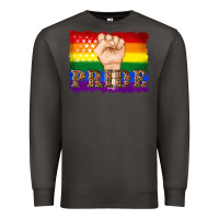 Smoke lgbtq  flag and hand pride Premium Sweatshirt - Artiststas