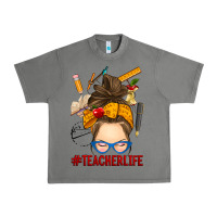 Tornado messy bun teacher life Urban Heavy Tee - RanaPortraitStore