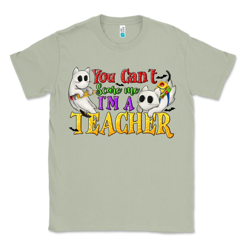 You Can't Scare Me I'm A Teacher Classic Tee by texasbilliewilder | Teevron