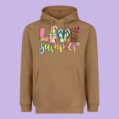 Love Summer With Gnome Heavyweight Hoodie Designed By Artiststas